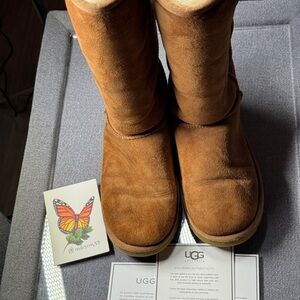 UGG Chestnut Suede Boots